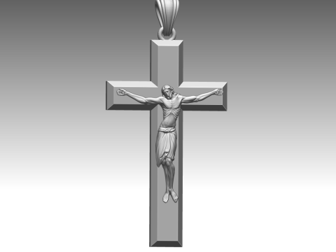 CROSS STYLE PENDANT Model Cetak 3D