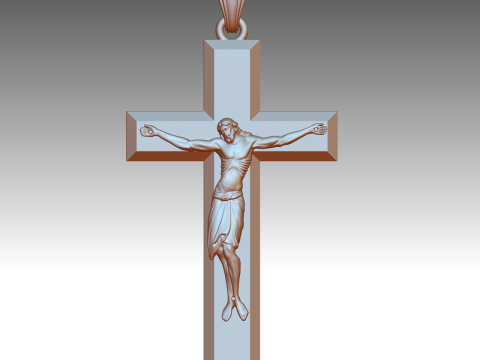 CROSS STYLE PENDANT Model Cetak 3D