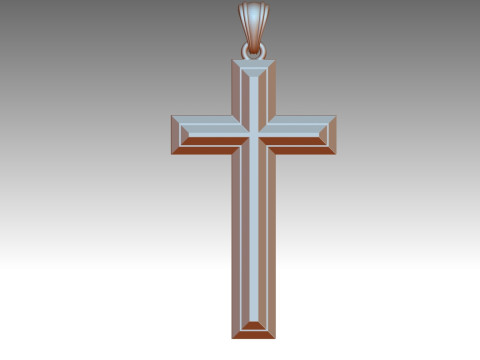 CROSS STYLE PENDANT 3D Baskı Modeli