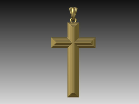 CROSS STYLE PENDANT 3D Baskı Modeli