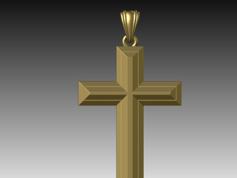 CROSS STYLE PENDANT 3D Baskı Modeli