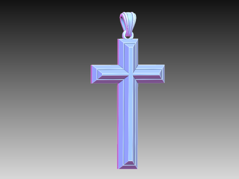 CROSS STYLE PENDANT 3D Baskı Modeli