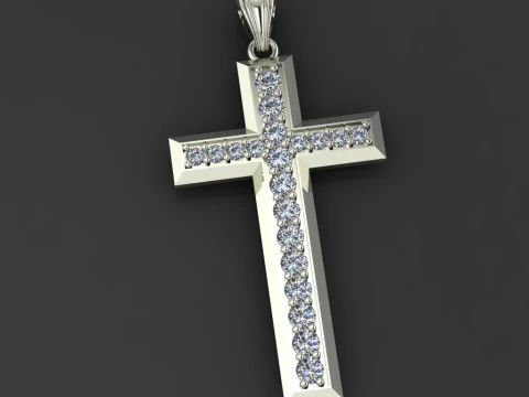 CROSS STYLE PENDANT 3D Print Model