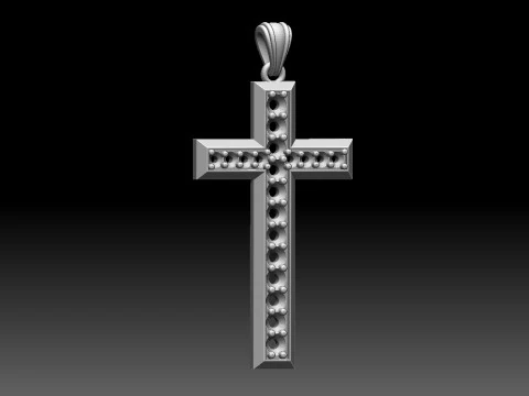 CROSS STYLE PENDANT 3D Print Model