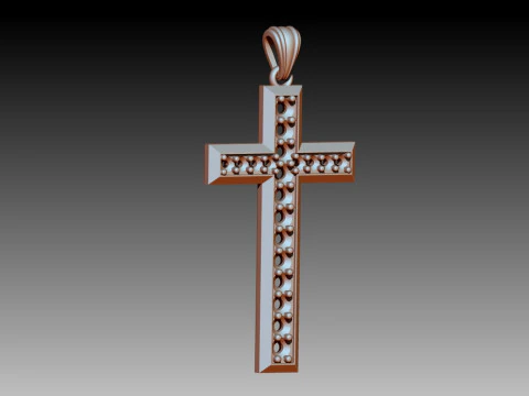 CROSS STYLE PENDANT 3D Print Model