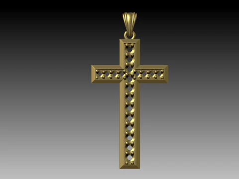 CROSS STYLE PENDANT 3D Print Model