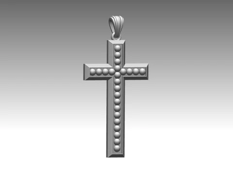 CROSS STYLE PENDANT 3D Print Model