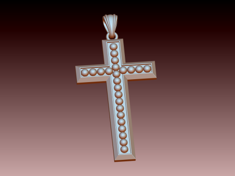 CROSS STYLE PENDANT 3D 打印模型