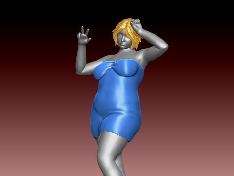 Woman 3D Print Model