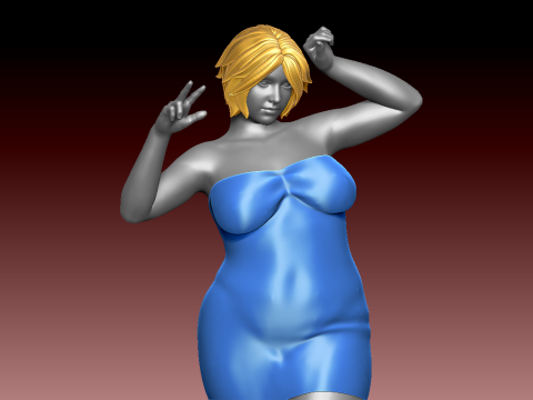 Woman 3D Print Model