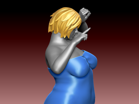Woman 3D Print Model
