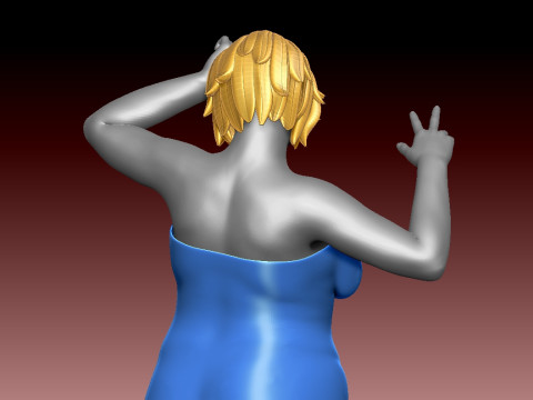 Woman 3D Print Model