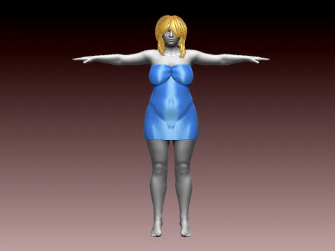 Woman 3D Print Model