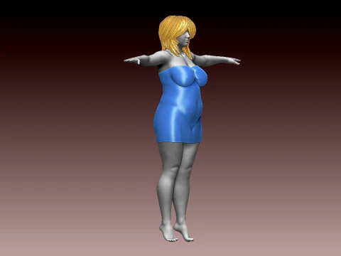 Woman 3D Print Model