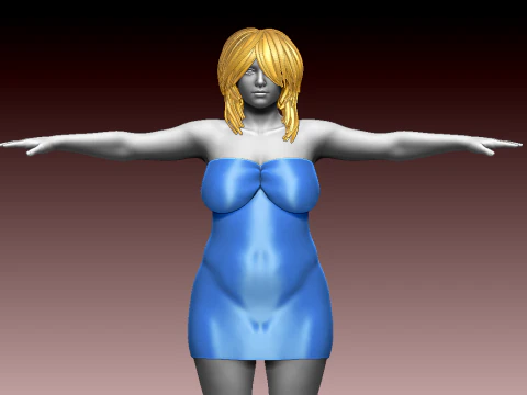 Woman 3D Print Model