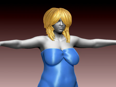 Woman 3D Print Model