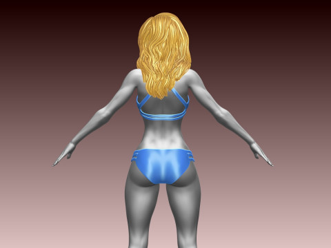 Woman 3D Baskı Modeli