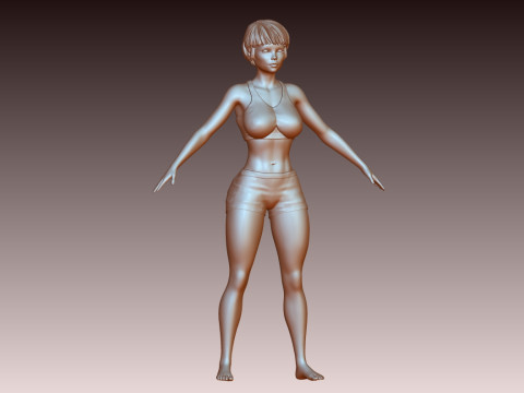 Woman 3D प्रिंट मॉडल