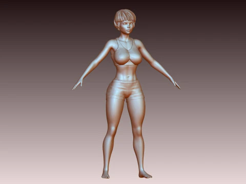 Woman 3D Print Model