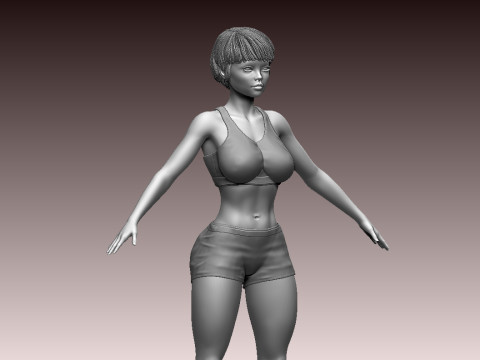 Woman 3D Baskı Modeli