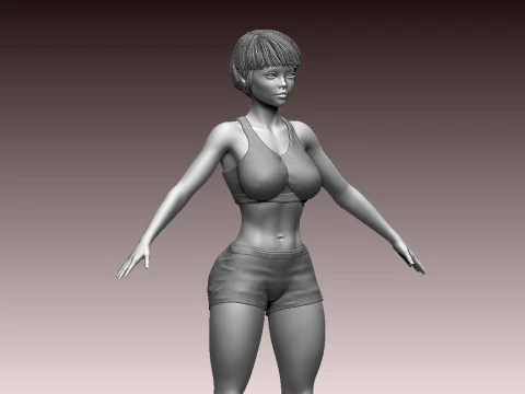 Woman 3D Print Model