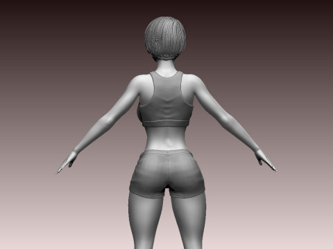 Woman 3D Baskı Modeli