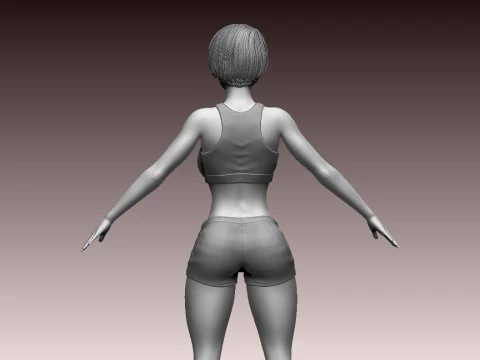 Woman 3D Print Model