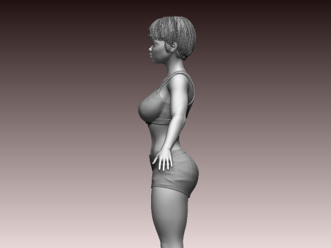 Woman 3D Baskı Modeli