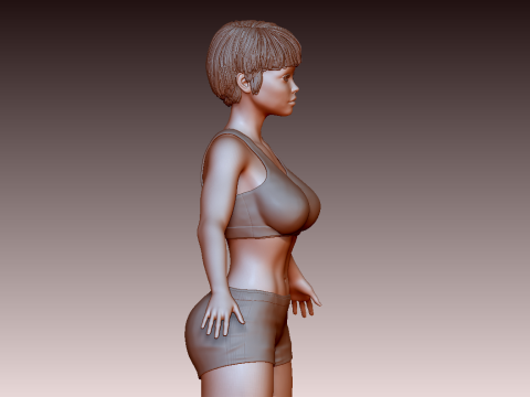 Woman 3D Baskı Modeli