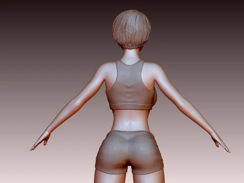 Woman 3D Print Model
