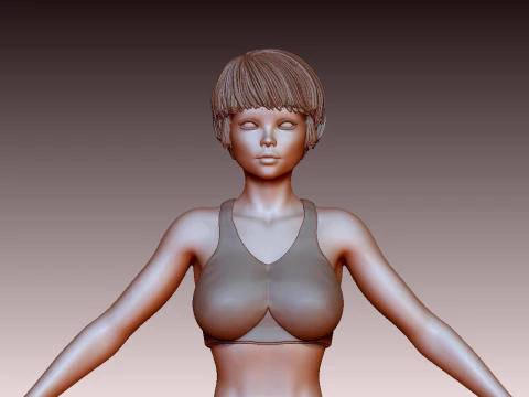 Woman 3D Print Model