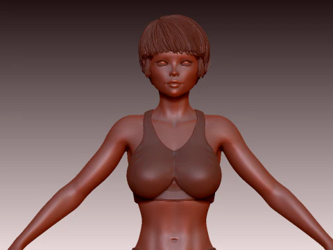 Woman 3D Print Model