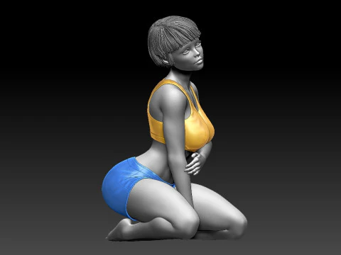Woman 3D Print Model