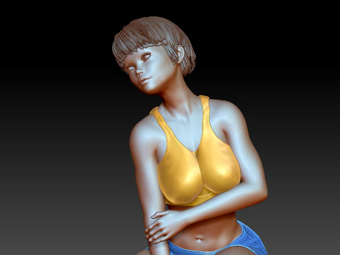 Woman 3D Print Model