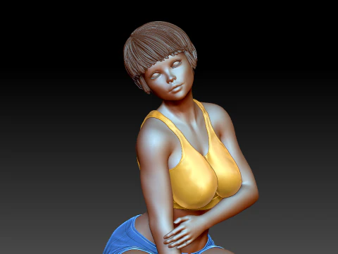 Woman 3D Print Model