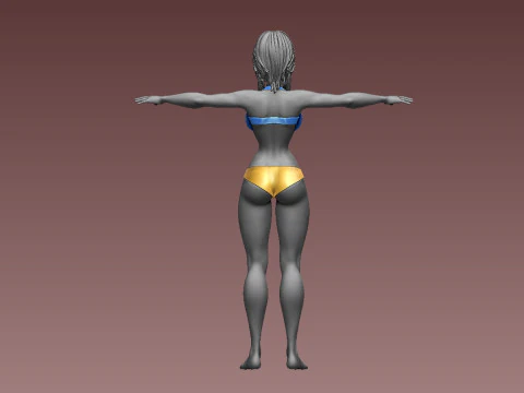 Woman 3D Print Model