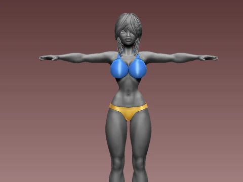 Woman 3D Print Model