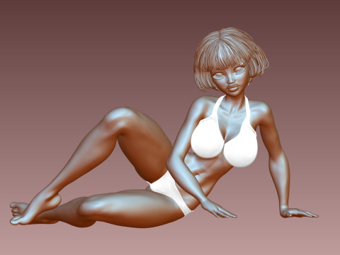 Woman Model do druku 3D