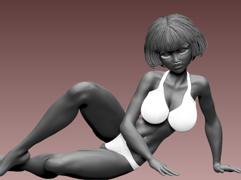 Woman 3D 打印模型