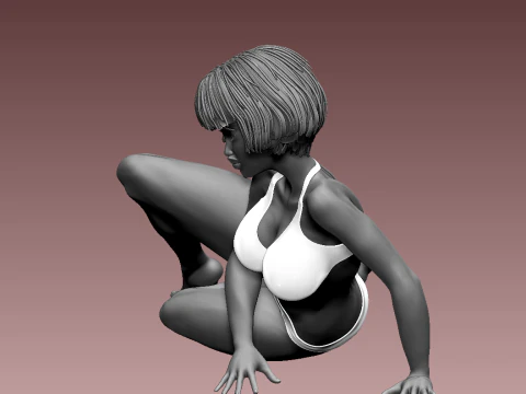 Woman 3D Print Model