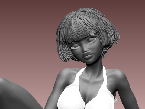 Woman 3D 打印模型