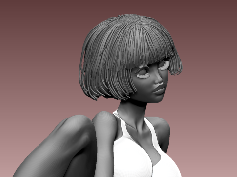 Woman 3D 打印模型