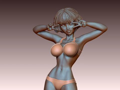 Woman 3D Print Model
