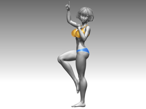 Woman Model Cetak 3D