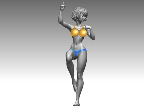 Woman Model Cetak 3D