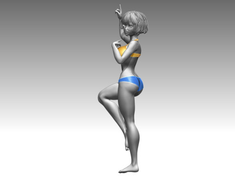 Woman Model Cetak 3D