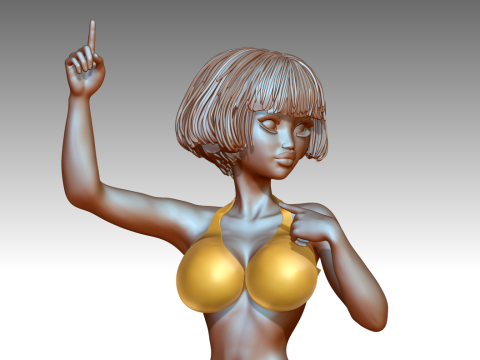 Woman Model Cetak 3D
