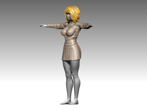 Woman 3D Print Model