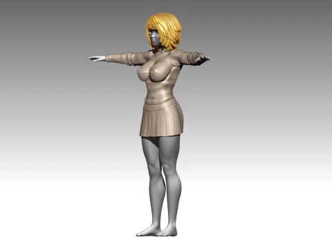 Woman 3D Print Model