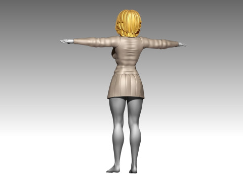 Woman 3D Print Model